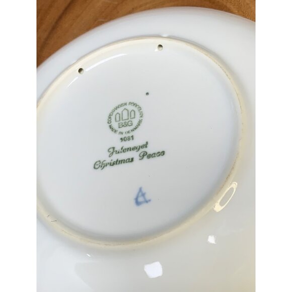 Bing & Grondahl 1981 Juleplatte Christmas Peace Plate - Picture 3 of 7